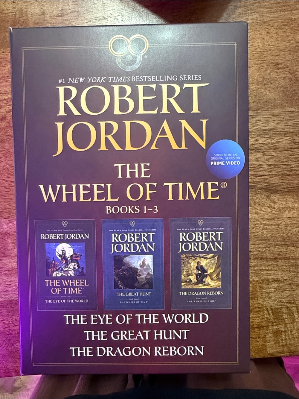 The Wheel of Time Books 1-3 Box Set - Purple
